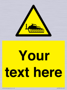 Custom warning grounding cruiser on lock cill